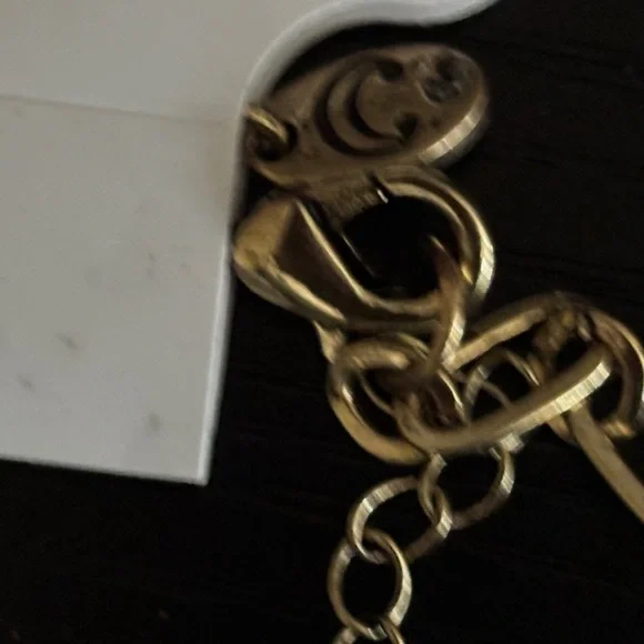 Charming Charlie Gold Tone with amber colors Necklace NWT - Picture 4 of 6